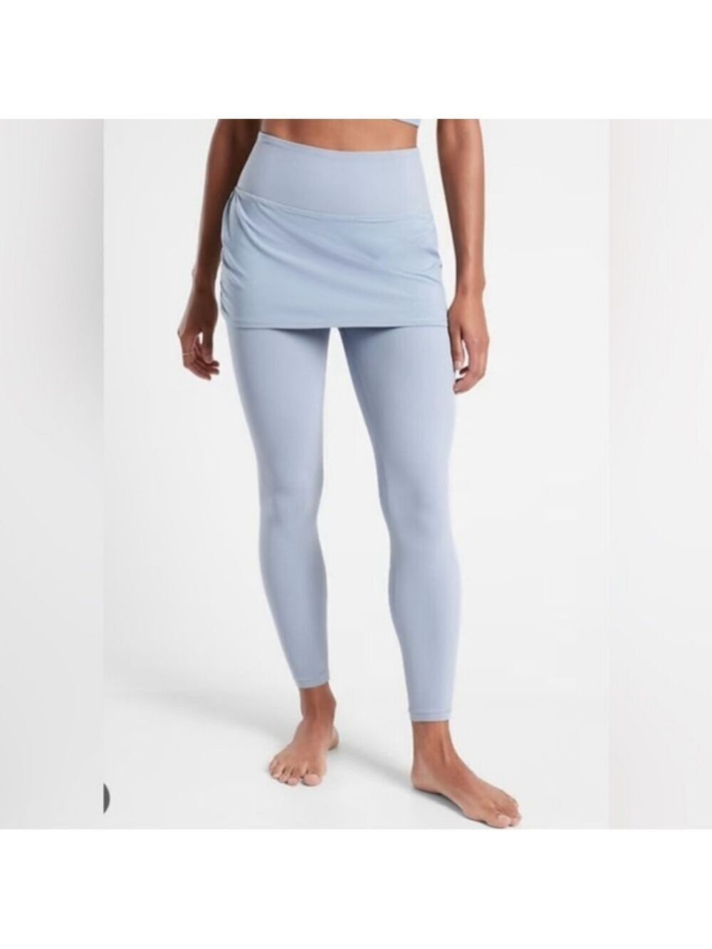 Athleta Elation Skirt Tight 2 In 1 7/8 Sky Blue